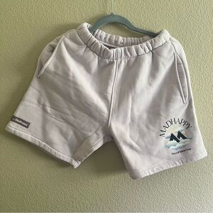 Madhappy Summer Outdoors Cotton Fleece Shorts Misty Small NEW